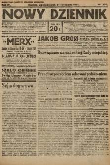 Nowy Dziennik. 1921, nr 304