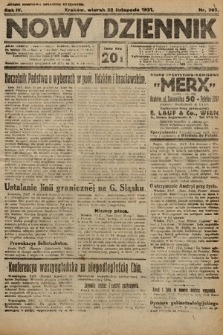 Nowy Dziennik. 1921, nr 305