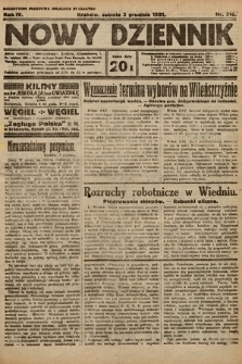 Nowy Dziennik. 1921, nr 316