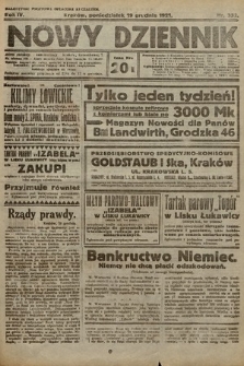 Nowy Dziennik. 1921, nr 332