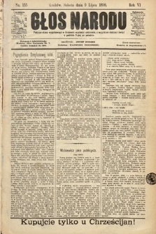 Głos Narodu. 1898, nr 155