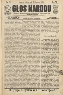 Głos Narodu. 1898, nr 179