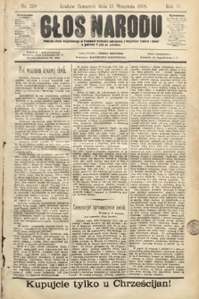 Głos Narodu. 1898, nr 210