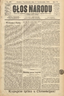 Głos Narodu. 1898, nr 231