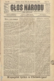 Głos Narodu. 1898, nr 242