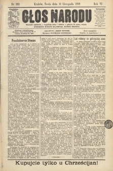 Głos Narodu. 1898, nr 262