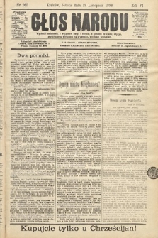 Głos Narodu. 1898, nr 265