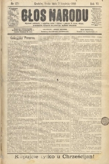Głos Narodu. 1898, nr 279