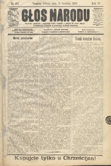 Głos Narodu. 1898, nr 281