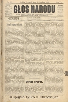 Głos Narodu. 1898, nr 291