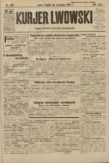 Kurjer Lwowski : organ demokratycznej inteligencji. 1925, nr 218