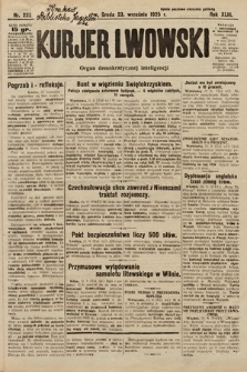 Kurjer Lwowski : organ demokratycznej inteligencji. 1925, nr 222