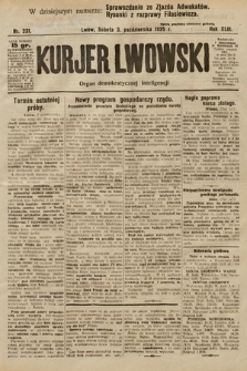 Kurjer Lwowski. 1925, nr 231