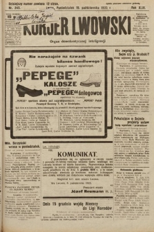 Kurjer Lwowski : organ demokratycznej inteligencji. 1925, nr 245