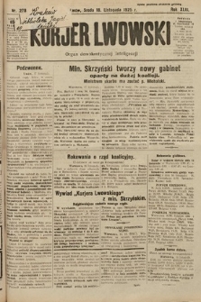 Kurjer Lwowski : organ demokratycznej inteligencji. 1925, nr 270