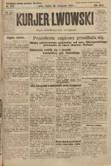 Kurjer Lwowski : organ demokratycznej inteligencji. 1925, nr 272