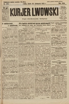 Kurjer Lwowski : organ demokratycznej inteligencji. 1925, nr 276
