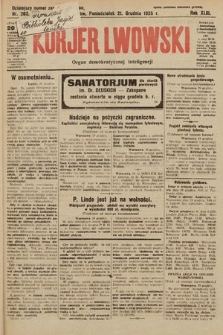 Kurjer Lwowski : organ demokratycznej inteligencji. 1925, nr 284