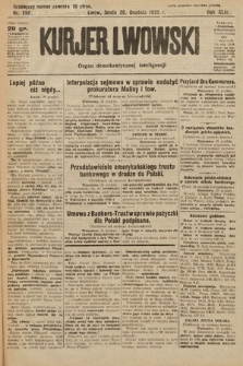 Kurjer Lwowski : organ demokratycznej inteligencji. 1925, nr 288