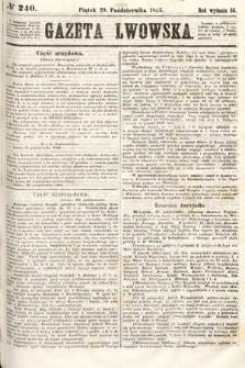 Gazeta Lwowska. 1865, nr 240