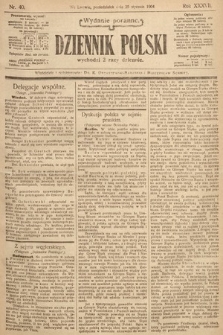 Dziennik Polski (wydanie poranne). 1904, nr 40