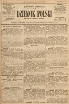 Dziennik Polski (wydanie poranne). 1904, nr 55