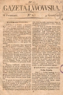 Gazeta Lwowska. 1820, nr 1