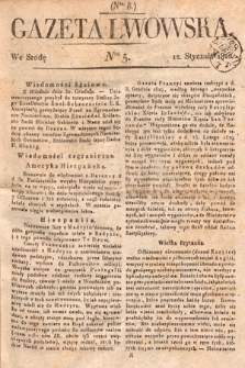 Gazeta Lwowska. 1820, nr 5