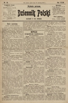 Dziennik Polski (wydanie poranne). 1901, nr 121
