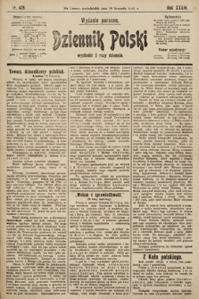 Dziennik Polski (wydanie poranne). 1901, nr 478