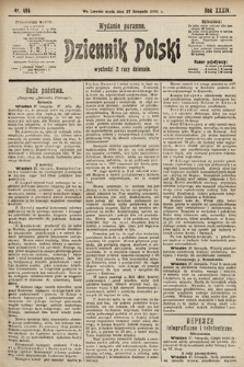 Dziennik Polski (wydanie poranne). 1901, nr 494