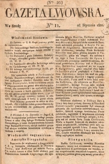 Gazeta Lwowska. 1820, nr 11
