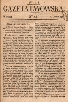 Gazeta Lwowska. 1820, nr 14