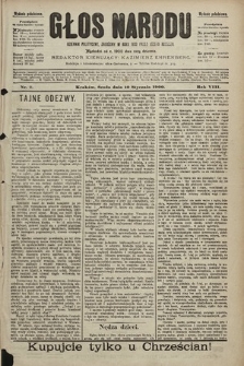 Głos Narodu : dziennik polityczny, założony w roku 1893 przez Józefa Rogosza (wydanie południowe). 1900, nr 7