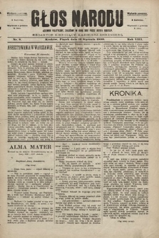 Głos Narodu : dziennik polityczny, założony w roku 1893 przez Józefa Rogosza (wydanie poranne). 1900, nr 9