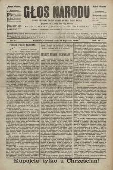 Głos Narodu : dziennik polityczny, założony w roku 1893 przez Józefa Rogosza (wydanie południowe). 1900, nr 14