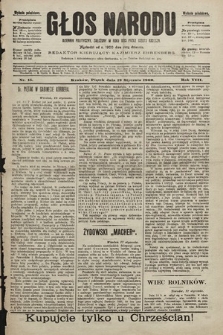 Głos Narodu : dziennik polityczny, założony w roku 1893 przez Józefa Rogosza (wydanie południowe). 1900, nr 15