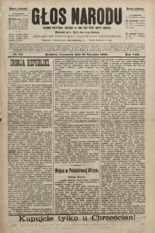 Głos Narodu : dziennik polityczny, założony w roku 1893 przez Józefa Rogosza (wydanie południowe). 1900, nr 20