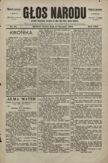 Głos Narodu : dziennik polityczny, założony w roku 1893 przez Józefa Rogosza (wydanie poranne). 1900, nr 22