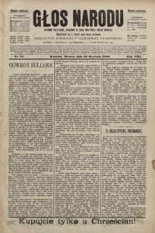 Głos Narodu : dziennik polityczny, założony w roku 1893 przez Józefa Rogosza (wydanie południowe). 1900, nr 24