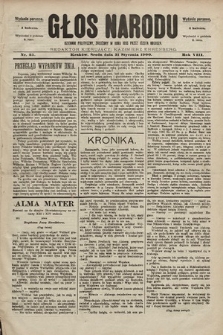 Głos Narodu : dziennik polityczny, założony w roku 1893 przez Józefa Rogosza (wydanie poranne). 1900, nr 25
