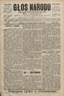 Głos Narodu : dziennik polityczny, założony w roku 1893 przez Józefa Rogosza (wydanie południowe). 1900, nr 28