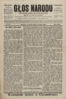 Głos Narodu : dziennik polityczny, założony w roku 1893 przez Józefa Rogosza (wydanie południowe). 1900, nr 31