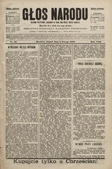 Głos Narodu : dziennik polityczny, założony w roku 1893 przez Józefa Rogosza (wydanie południowe). 1900, nr 32