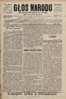 Głos Narodu : dziennik polityczny, założony w roku 1893 przez Józefa Rogosza (wydanie południowe). 1900, nr 38