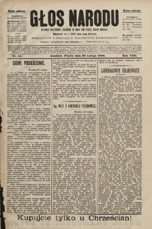 Głos Narodu : dziennik polityczny, założony w roku 1893 przez Józefa Rogosza (wydanie południowe). 1900, nr 44