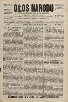Głos Narodu : dziennik polityczny, założony w roku 1893 przez Józefa Rogosza (wydanie południowe). 1900, nr 45