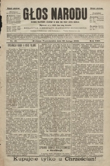 Głos Narodu : dziennik polityczny, założony w roku 1893 przez Józefa Rogosza (wydanie południowe). 1900, nr 46