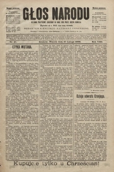 Głos Narodu : dziennik polityczny, założony w roku 1893 przez Józefa Rogosza (wydanie południowe). 1900, nr 47