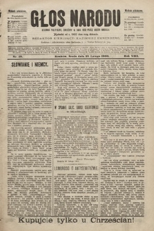 Głos Narodu : dziennik polityczny, założony w roku 1893 przez Józefa Rogosza (wydanie południowe). 1900, nr 48